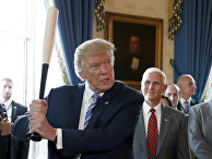 Президент США Дональд Трамп во время выставки "Сделано в Америке" в Белом доме. 17 июля 2017