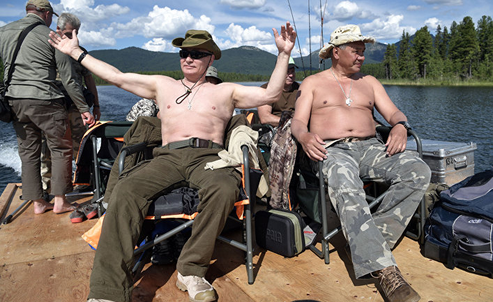 Президент РФ В. Путин провел отпуск в Республике Тыва