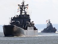Выход кораблей Балтийского флота в море в рамках учений «Запад-2017»