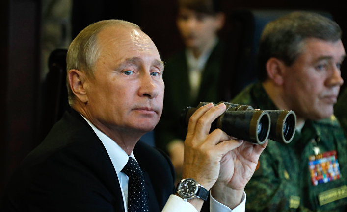 Рабочая поездка президента РФ В. Путина в Ленинградскую область