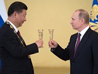 Встреча президента РФ В. Путина и председателя КНР Си Цзиньпина в Москве Встреча президента РФ В. Путина и председателя КНР Си Цзиньпина в Москве