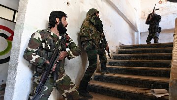 Новобранцы республиканской гвардии в сирийском городе Дейр-эз-Зор