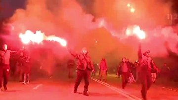 Националисты прошли маршем по Киеву