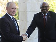 Президент РФ Владимир Путин и президент Судана Омар Башир во время встречи. 23 ноября 2017