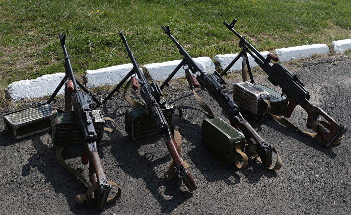 Пулеметы Калашникова на Яворовском полигоне