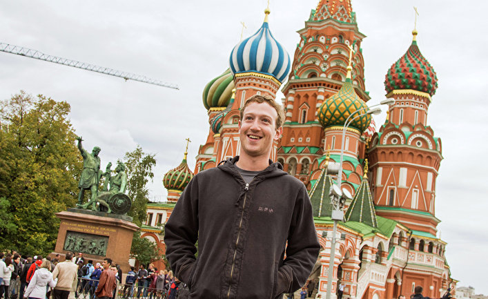 Основатель Facebook Марк Цукерберг прибыл в Москву