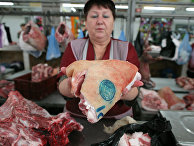 Контроль качества мяса на Центральном рынке Новосибирска