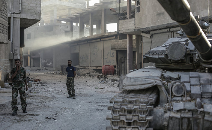 Ситуация в сирийском городе Гута, архивное фото