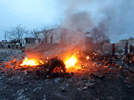 Обломки сбитого боевиками российского самолета Су-25 в Сирии. 3 февраля 2018 Обломки сбитого боевиками российского самолета Су-25 в Сирии. 3 февраля 2018