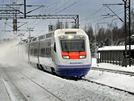 Поезд Allegro в Хельсинки, Финляндия Поезд Allegro в Хельсинки, Финляндия