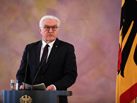 Президент ФРГ Франк-Вальтер Штайнмайер после встречи с канцлером Ангелой Меркель Президент ФРГ Франк-Вальтер Штайнмайер после встречи с канцлером Ангелой Меркель