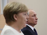 Президент РФ В. Путин встретился с канцлером ФРГ А. Меркель Президент РФ В. Путин встретился с канцлером ФРГ А. Меркель