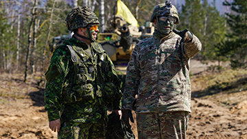 Военнослужащие США на международных военных учениях "Summer Shield XIV" в Латвии