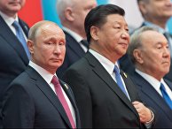 ладимир Путин на церемонии фотографирования глав государств - членов ШОС. 10 июня 2018 ладимир Путин на церемонии фотографирования глав государств - членов ШОС. 10 июня 2018