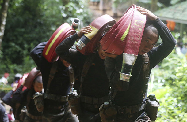 Спасательная операция в провинции Чианг Рай