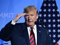 Президент США Дональд Трамп на пресс-конференции после участия в саммите НАТО в Брюсселе, Бельгии. 12 июля 2018 Президент США Дональд Трамп на пресс-конференции после участия в саммите НАТО в Брюсселе, Бельгии. 12 июля 2018