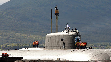 Атомная подводная лодка проекта 949А "Антей" "Тверь" в Вилючинске
