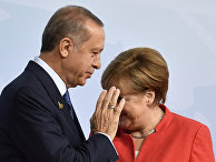 Канцлер Германии Ангела Меркель и президент Турции Реджеп Тайип Эрдоган Канцлер Германии Ангела Меркель и президент Турции Реджеп Тайип Эрдоган