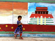 Девочка в китайской провинции Синьцзян