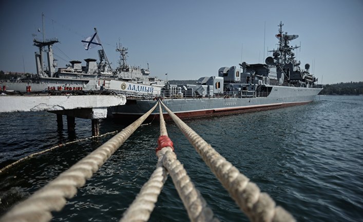 Военно-морская база Черноморского флота РФ в Севастополе