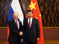 Президент РФ Владимир Путин и председатель КНР Си Цзиньпин на саммите АТЭС. 10 ноября 2017