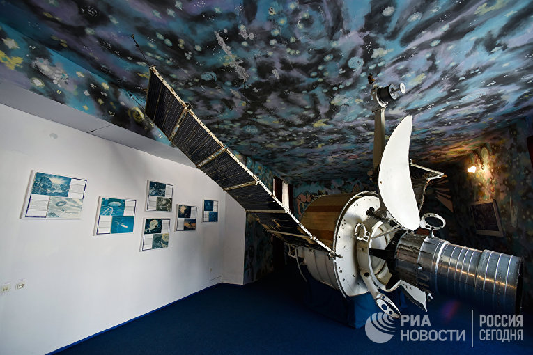 Экспонат в музее Центра дальней космической связи в селе Витино