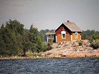 Деревянный домик в Финляндии Деревянный домик в Финляндии