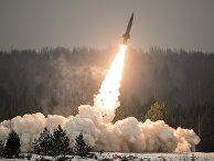 Пуск ракеты из тактического комплекса "Точка-У" Пуск ракеты из тактического комплекса "Точка-У"