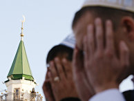 Мусульмане у мечети Марджани