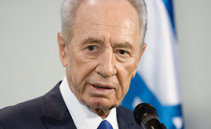 Пресс-конференция президента Израиля Шимона Переса в Сочи