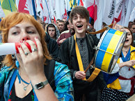 Акция Защити украинский язык в Киеве Акция Защити украинский язык в Киеве
