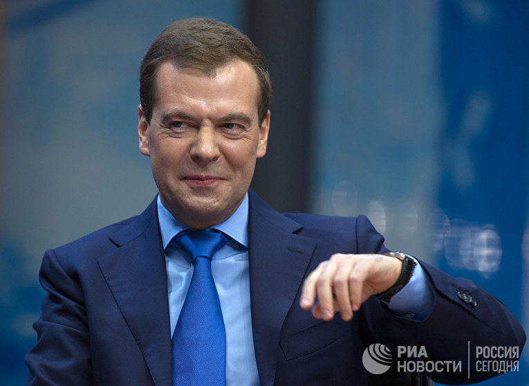 Дмитрий Медведев подвел итоги года в эфире ведущих телеканалов