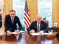 Встреча президентов США и Польши Дональда Трампа и Анджея Дуды Встреча президентов США и Польши Дональда Трампа и Анджея Дуды