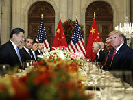 Встреча президента США Дональда Трампа и председателя КНР Си Цзиньпиня на саммите G20 в Аргентине