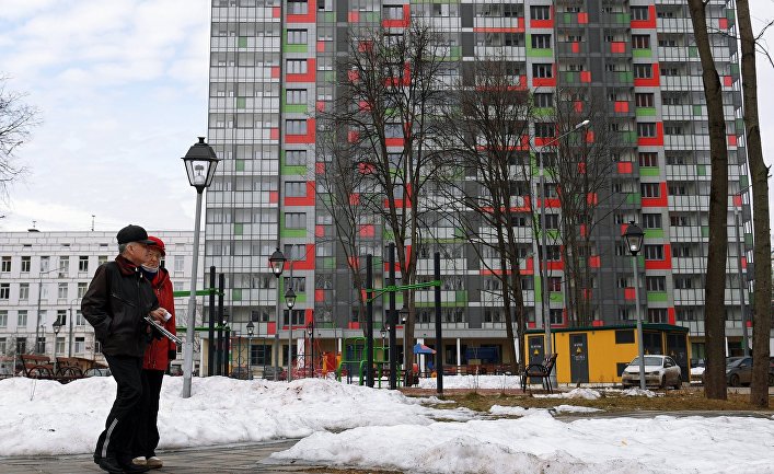 Жилой дом для переселения по программе реновации в Москве