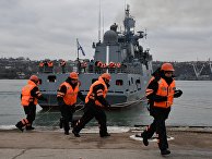 Возвращение фрегата "Адмирал Эссен" в Севастополь Возвращение фрегата "Адмирал Эссен" в Севастополь