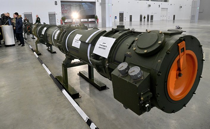 Демонстрация ракеты 9М729 для военных атташе