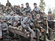 22 августа 1941. Финские солдаты и немецкие эсэсовцы в Карелии 22 августа 1941. Финские солдаты и немецкие эсэсовцы в Карелии