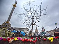 Обстановка в центре Киева Обстановка в центре Киева