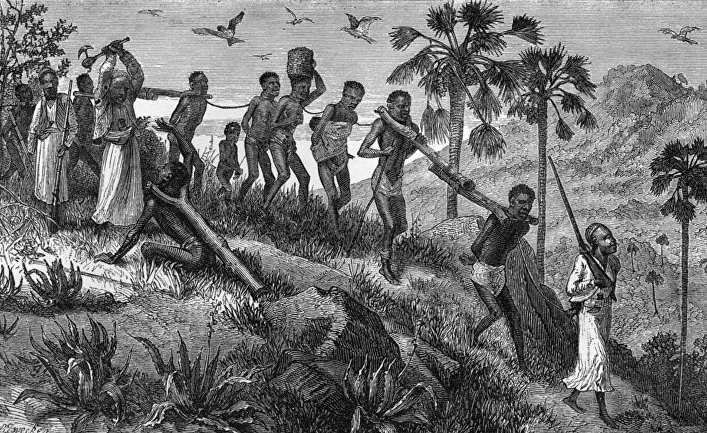 Арабская работорговля, Восточная Африка, XIX век