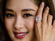Розовое кольцо с бриллиантом Pink Promise 14.93