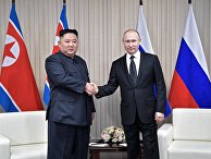 Президент РФ В. Путин встретился с лидером КНДР Ким Чен Ыном Президент РФ В. Путин встретился с лидером КНДР Ким Чен Ыном
