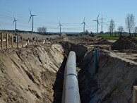 Строительство газопровода "Северный поток-2" в Германии Строительство газопровода "Северный поток-2" в Германии