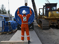Строительство газопровода "Северный поток-2" в Ленинградской области Строительство газопровода "Северный поток-2" в Ленинградской области
