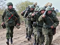 Военные учения на полигоне Балтийского флота в Калининградской области Военные учения на полигоне Балтийского флота в Калининградской области
