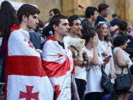 Акция протеста в Тбилиси Акция протеста в Тбилиси