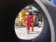 Строительство газопровода "Северный поток-2" в Ленинградской области Строительство газопровода "Северный поток-2" в Ленинградской области