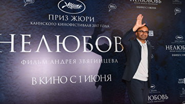 Режиссер Андрей Звягинцев на премьере своего фильма "Нелюбовь"