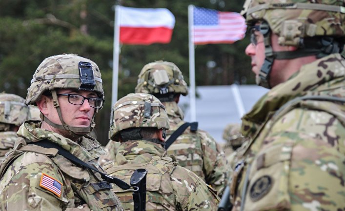 Американские военные в Польше