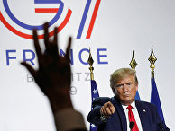 Президент США Дональд Трамп во время пресс-конференции по итогам саммита G7 Президент США Дональд Трамп во время пресс-конференции по итогам саммита G7